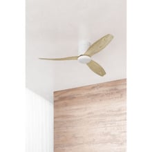 Alina 132cm DC Low Profile Ceiling Fan with LED Light
